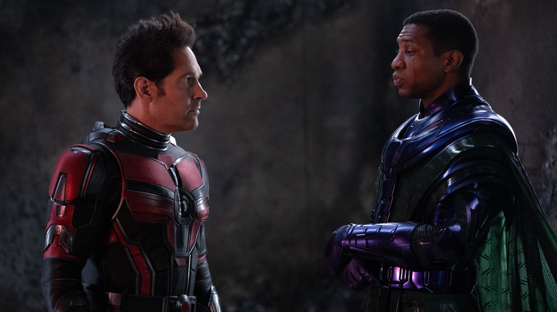 Scott Lang and Kang in Ant-Man and the Wasp: Quantumania