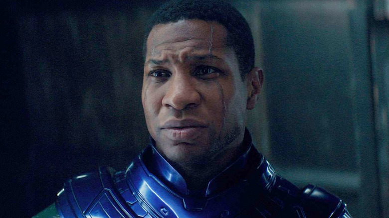 Jonathan Majors and Paul Rudd in Ant-Man and the Wasp: Quantumania