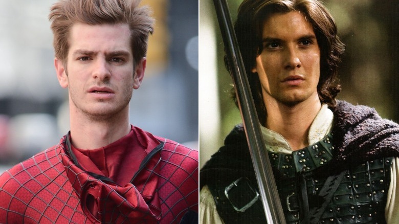 Andrew Garfield in The Amazing Spider-Man and Ben Barnes in The Chronicles of Narnia: Prince Caspian
