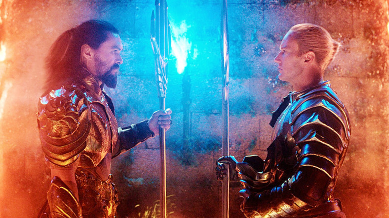 Jason Momoa and Patrick Wilson in Aquaman