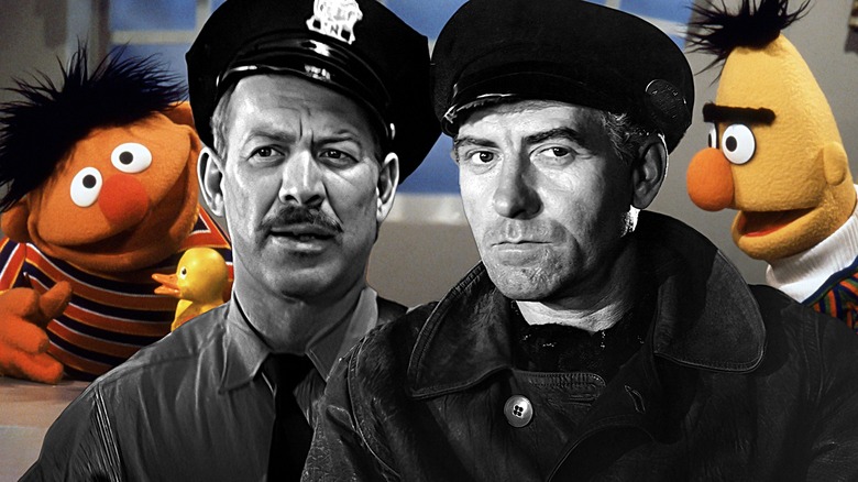 Bert and Ernie from It's a Wonderful Life and from Sesame Street