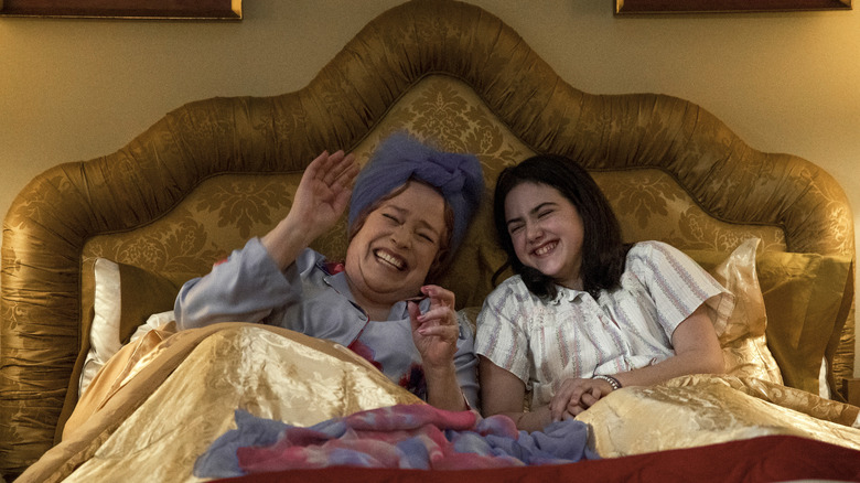 Kathy Bates and Abby Ryder Fortson