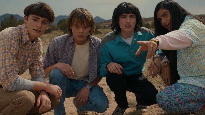 Noah Schnapp, Charlie Heaton, Finn Wolfhard, Eduardo Franco, Stranger Things