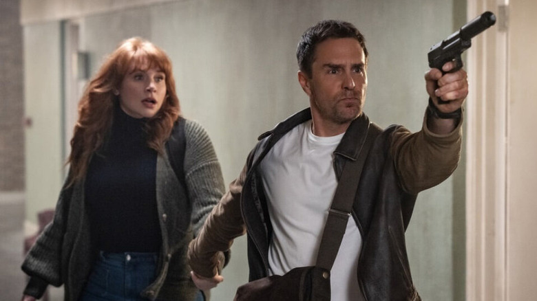 Sam Rockwell and Bryce Dallas Howard in Argylle