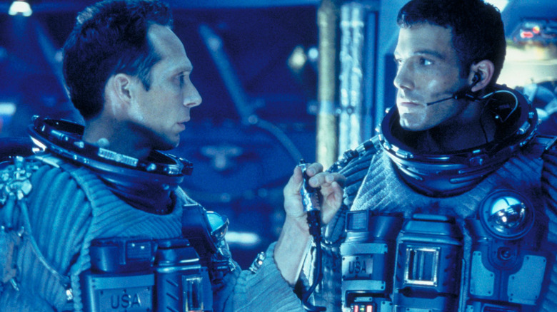 William Fichtner Ben Affleck in spacesuits Armageddon