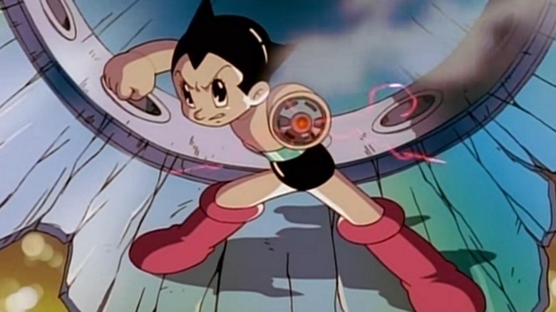A picture of astro boy, 60s anime artwork on Craiyon