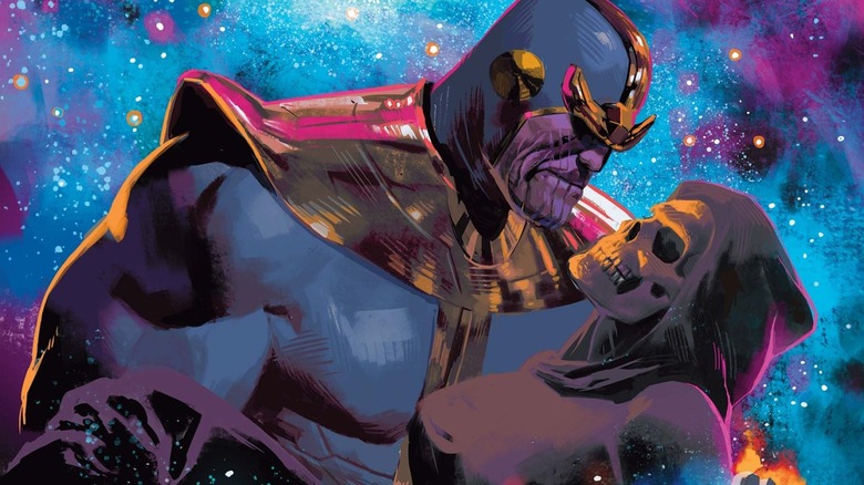 Thanos and Death Marvel Comics