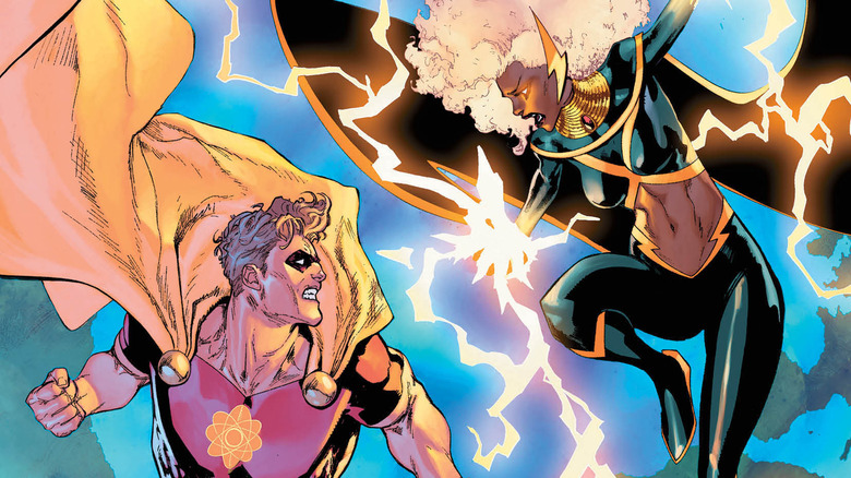 Portada de Avengers #18 de Marvel Comics Hyperion Storm