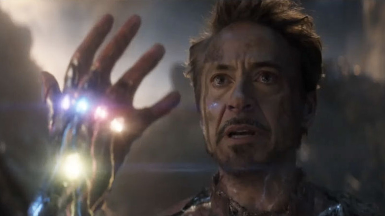 Avengers Endgame Tony snap