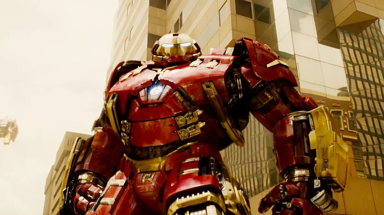 Hulkbuster glass building city