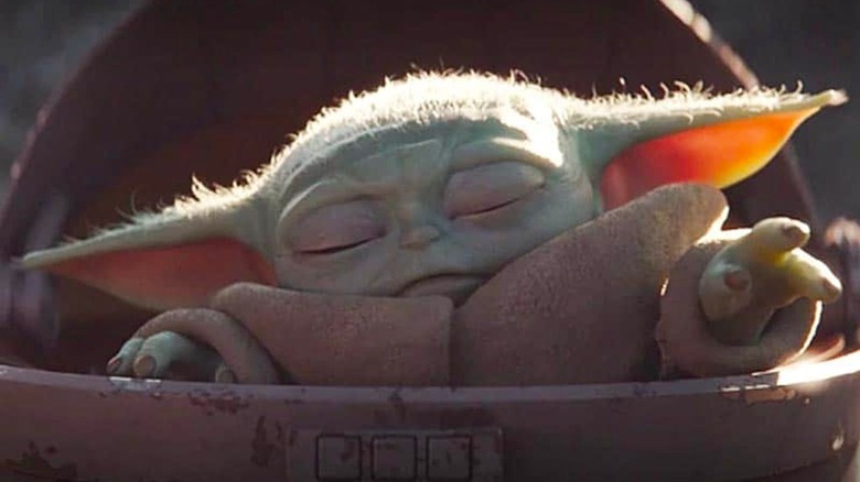 Baby Yoda uses Force