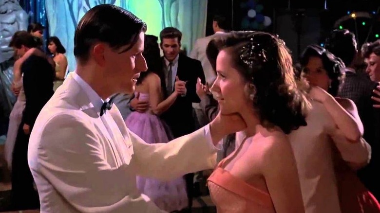 George McFly and Lorraine Baines sharing a moment at the dance