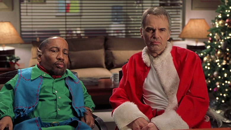Tony Cox and Billy Bob Thornton in Bad Santa