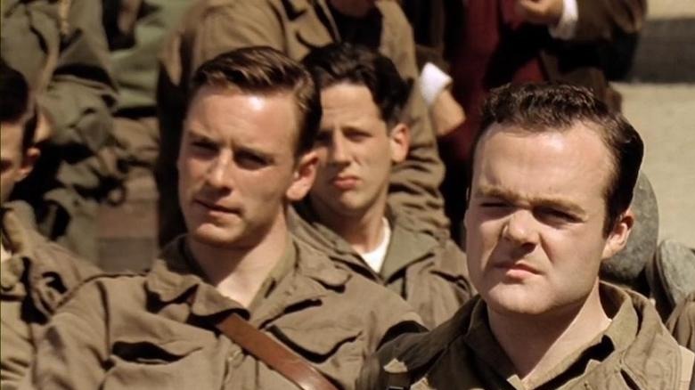 Michael Fassbender in the Band of Brothers episode Why We Fight