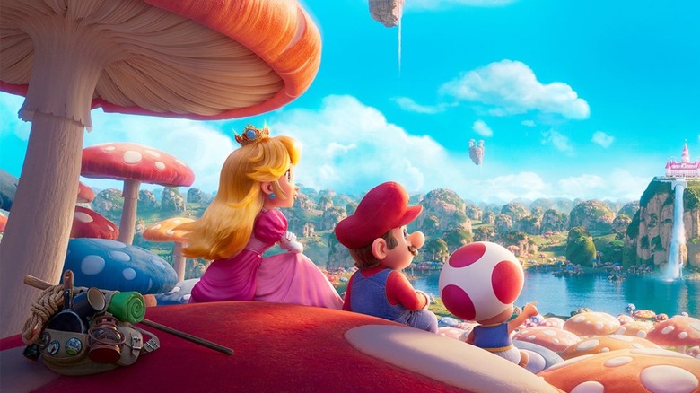 Super Mario Bros Movie Peach, Mario and Toad 