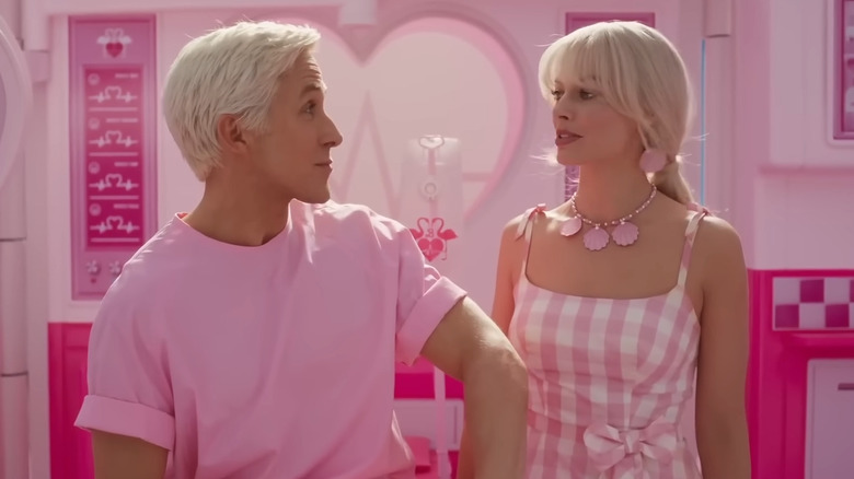 Ryan Gosling and Margot Robbie in Barbie