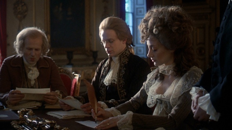 Leon Vitali and Marisa Berenson in Barry Lyndon