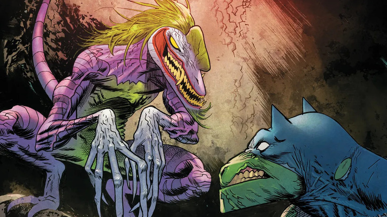 Liga Jurássica: o Coringa e o Batsaur