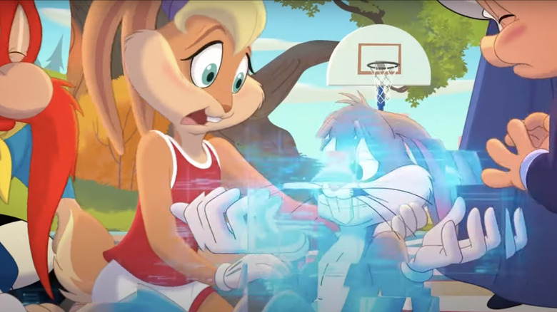 Bugs Bunny disappearing in Space Jam: A New Legacy
