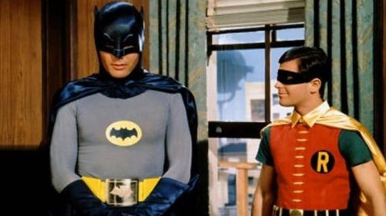 Batman and Robin in the commissioner's office