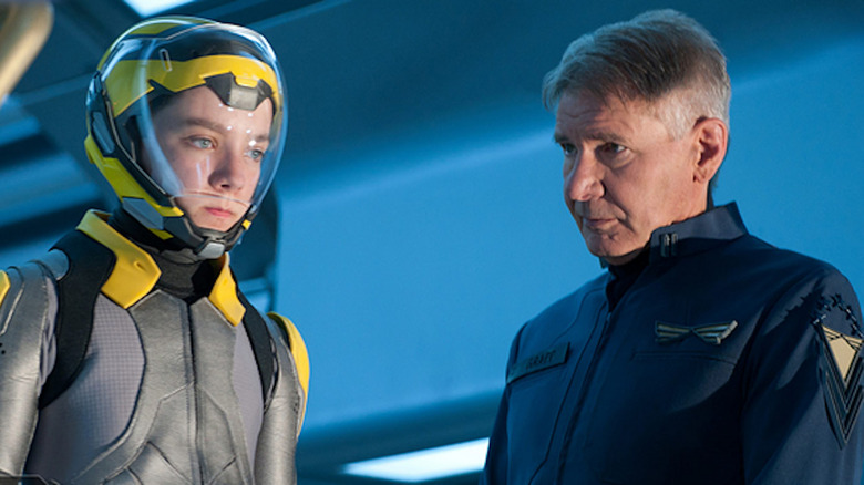 Ender's Game Harrison Ford Asa Butterfield