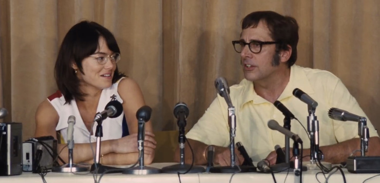 Emma Stone and Steve Carell Face Off in 'Battle of the Sexes' Trailer