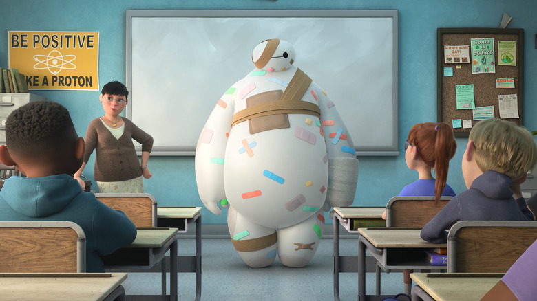 Baymax teaches a class about bandage application in "Baymax!"