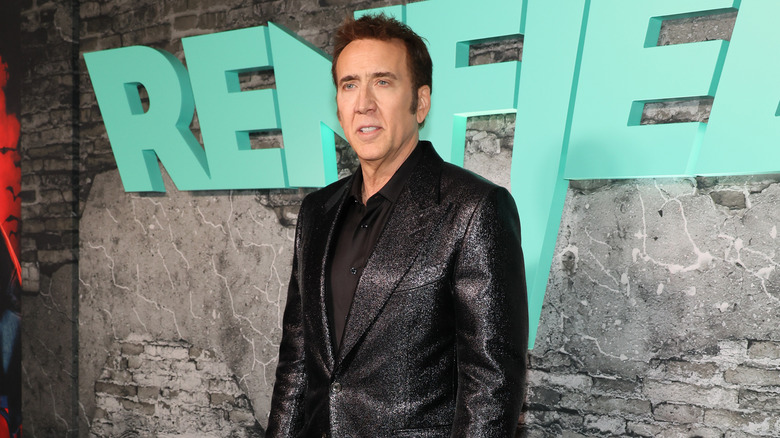 Nicolas Cage at the premiere of "Renfield."