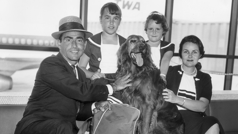 Rod Serling and his family