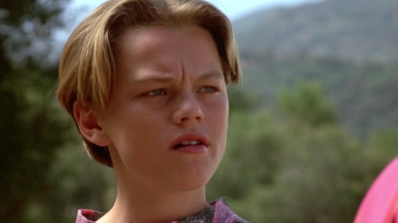 Leonardo DiCaprio scowling in Critters 3