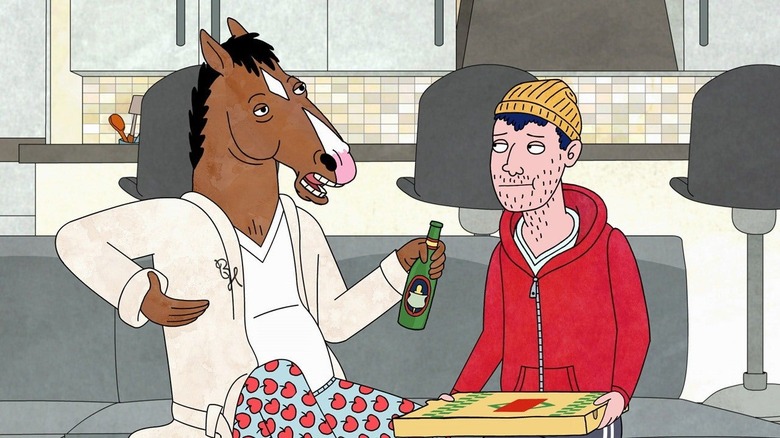 Bojack Horseman drunk with Todd