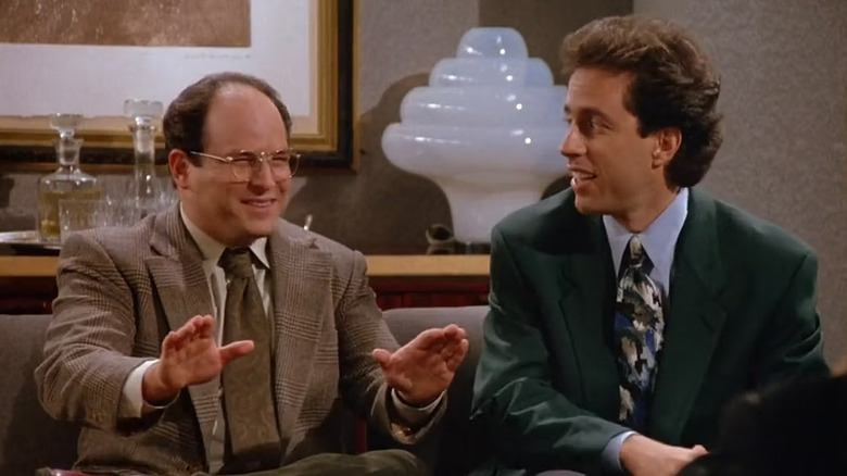 George and Jerry pitching Seinfeld