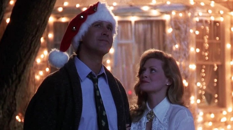 Beverly D'Angelo Chevy Chase Christmas lights National Lampoon's Christmas Vacation