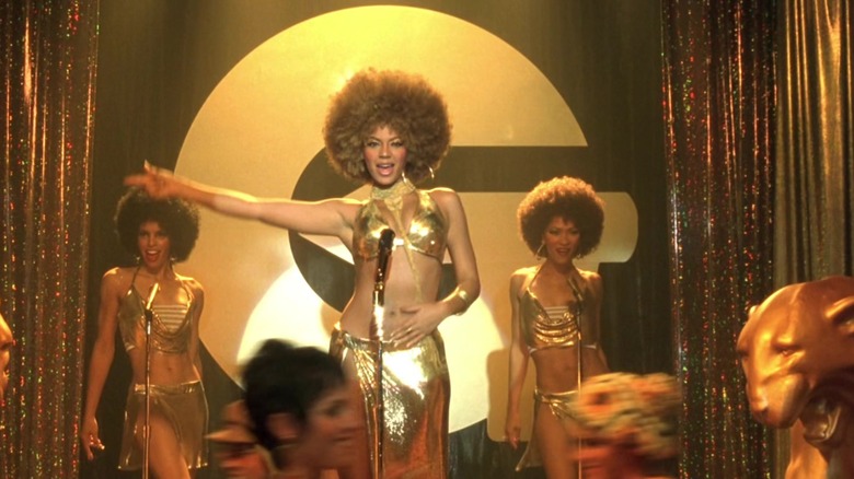 Beyoncé performing in Austin Powers in Goldmember