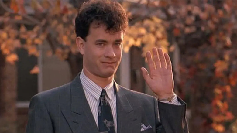 Tom Hanks waving Big