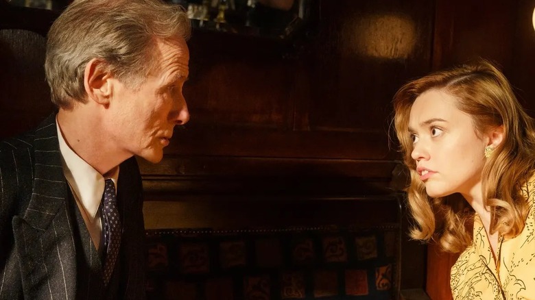 Bill Nighy and Aimee Lou Wood in Living