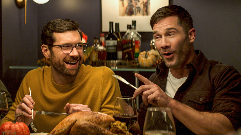 Billy Eichner and Luke Macfarlane in Bros. 