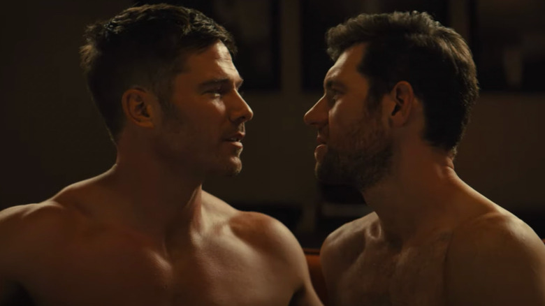 Luke Macfarlane and Billy Eichner in Bros