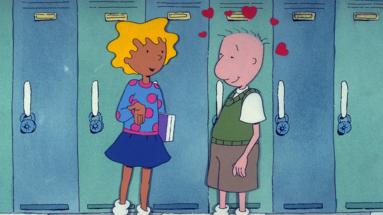 Patti Mayonnaise and Doug Funnie in animated series "Doug"