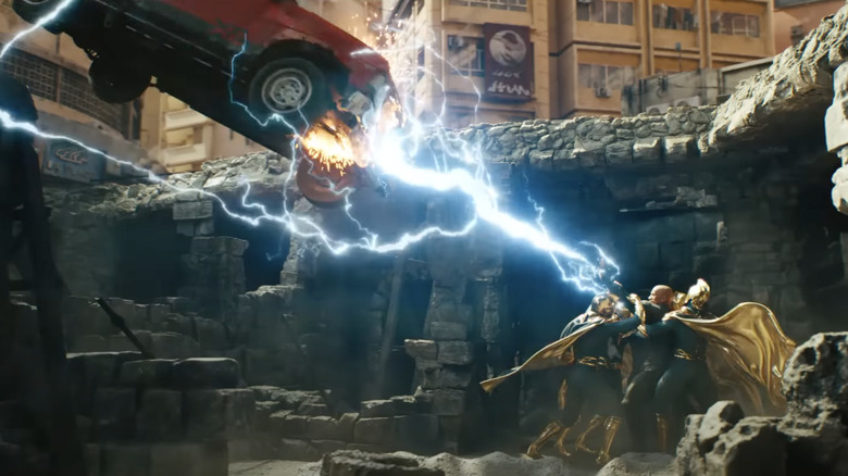 Black Adam Doctor Fate Fight