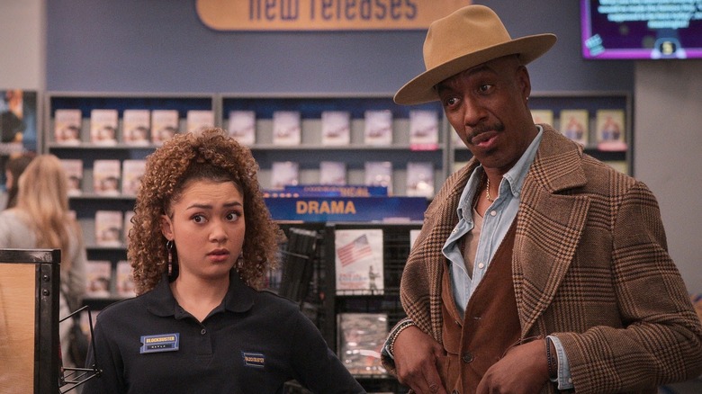 Percy and Kayla in Blockbuster