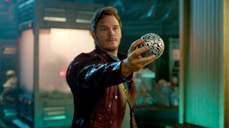 Peter holding Orb