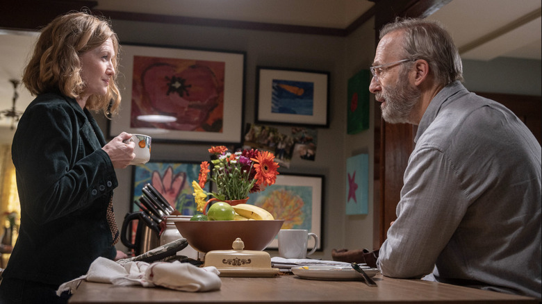 Mireille Enos and Bob Odenkirk in Lucky Hank