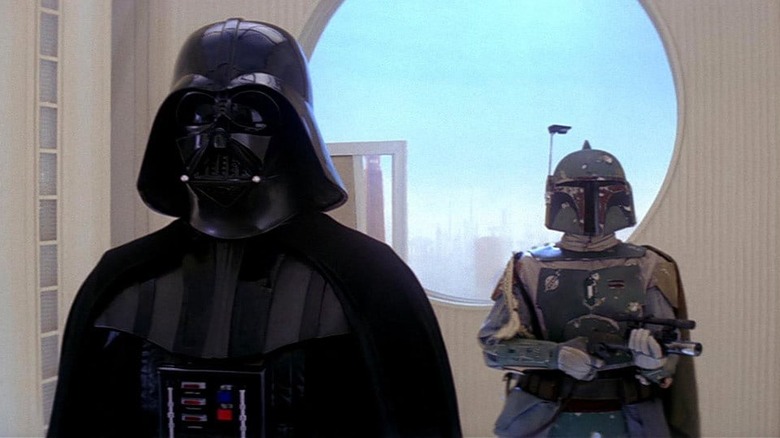 David Prowse and Jeremy Bulloch in The Empire Strikes Back