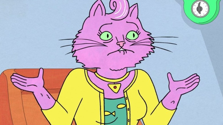 Princess Carolyn shrugs