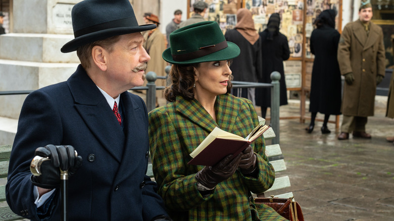 Kenneth Branagh and Tina Fey in A Haunting in Venice