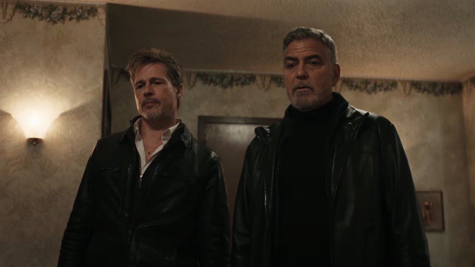 Wolfs Trailer Brad Pitt And Clooney Reunite For New Thriller