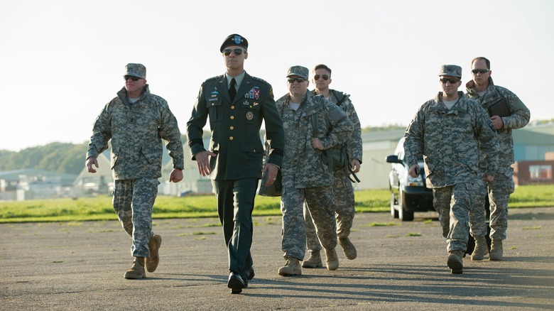 War Machine Brad Pitt Walking