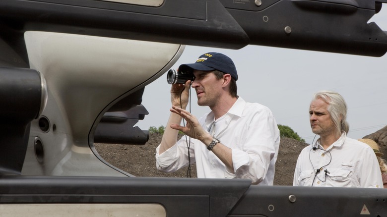 Joseph Kosinski Directing on the Set of Oblivion