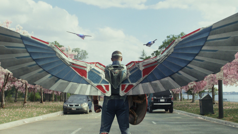 Sam Wilson spreads his Falcon wings in Captain America: Brave New World